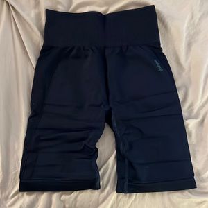 Gymshark flex cycling shorts size small navy